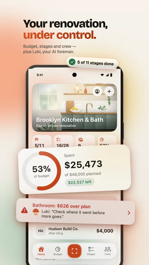 Tynko — renovation budget under control